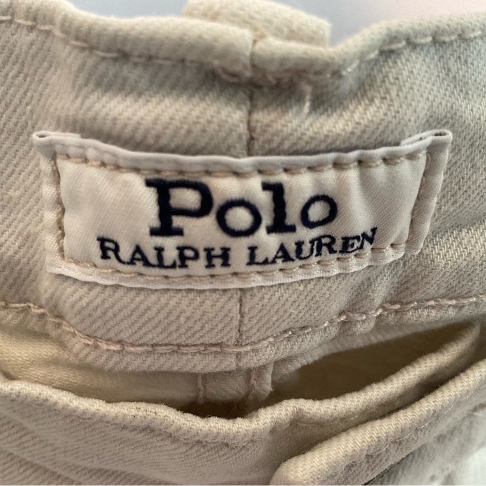 Polo Ralph Lauren Varick Slim Straight Pants Cream 50x30